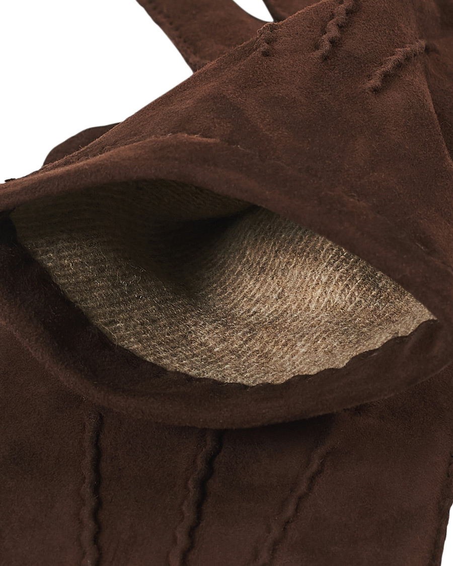 Herren | Hestra Arthur Wool Lined Suede Glove Marron | Hestra | Arthur Wool Lined Suede Glove Marron