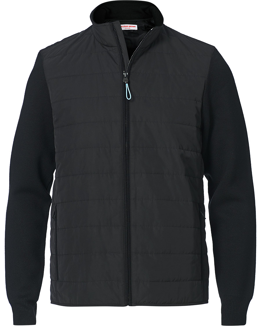 Herren | Pullover | Orlebar Brown | Terrence Hybrid Full Zip Black