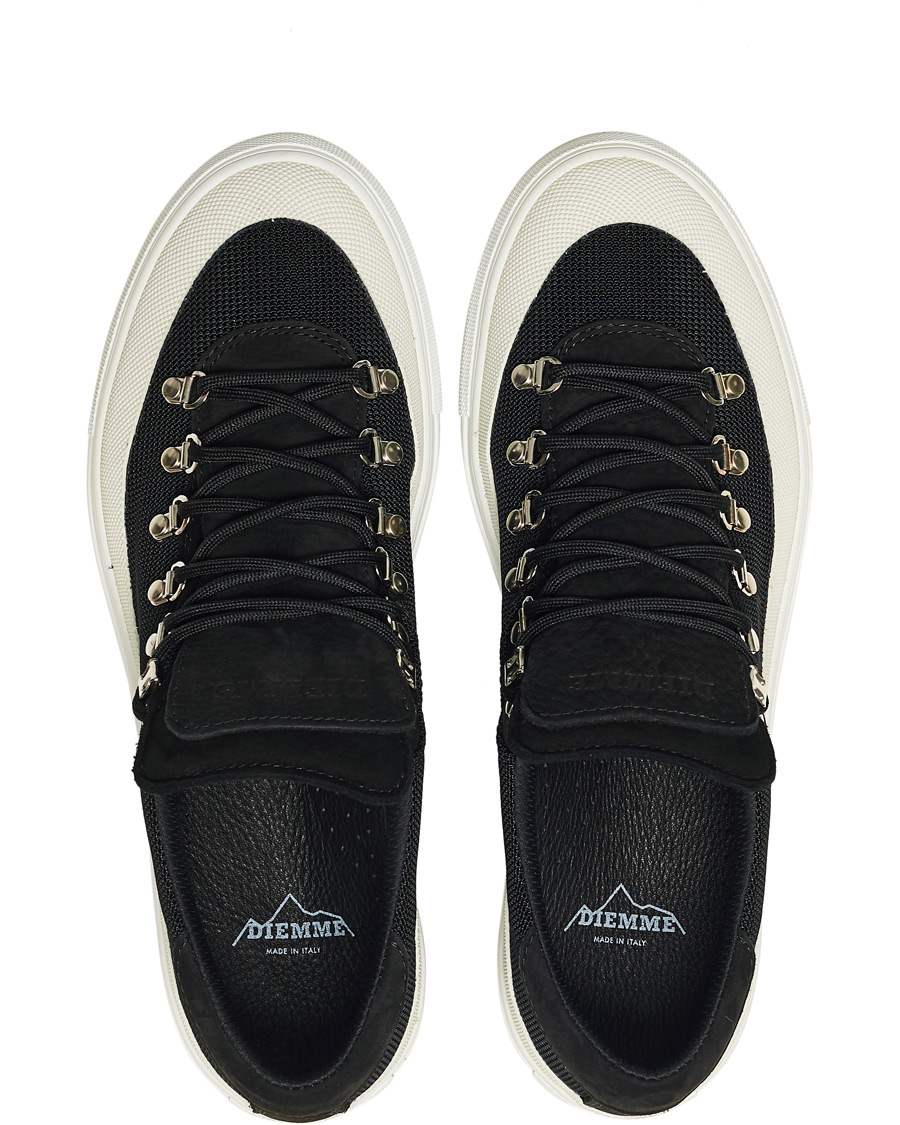 Herren | Diemme Marostica Low Sport Sneaker Black Nylon | Diemme | Marostica Low Sport Sneaker Black Nylon