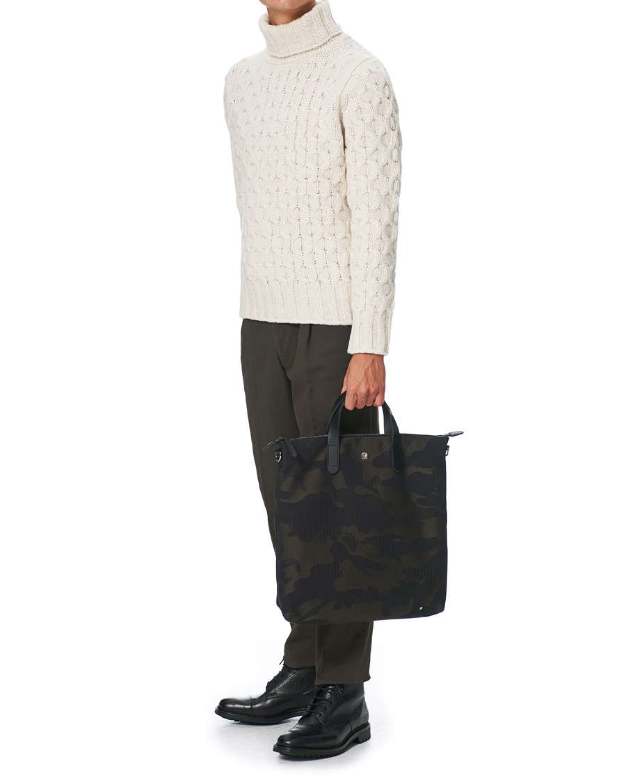 Herren | Mismo M/S Nylon Shopper Bag Into The Deep/Black | Mismo | M/S Nylon Shopper Bag Into The Deep/Black