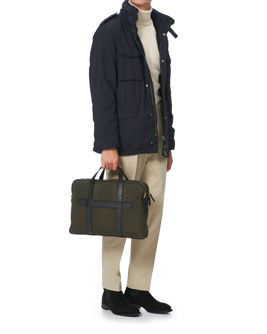 Herren | Mismo M/S Endeavour Briefcase Kings Green/Black | Mismo | M/S Endeavour Briefcase Kings Green/Black