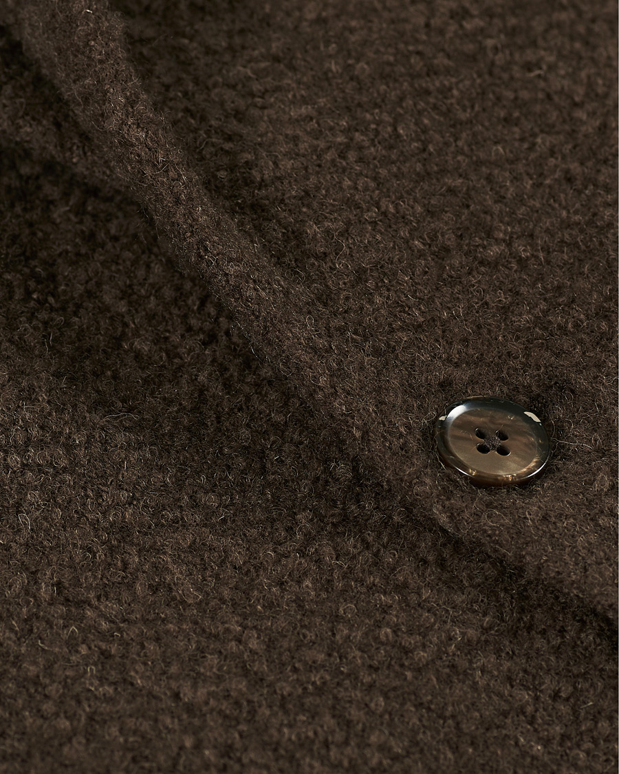 Herren | Sakkos | L.B.M. 1911 | Jack Regular Bouclé Wool Alpaca Blazer Brown