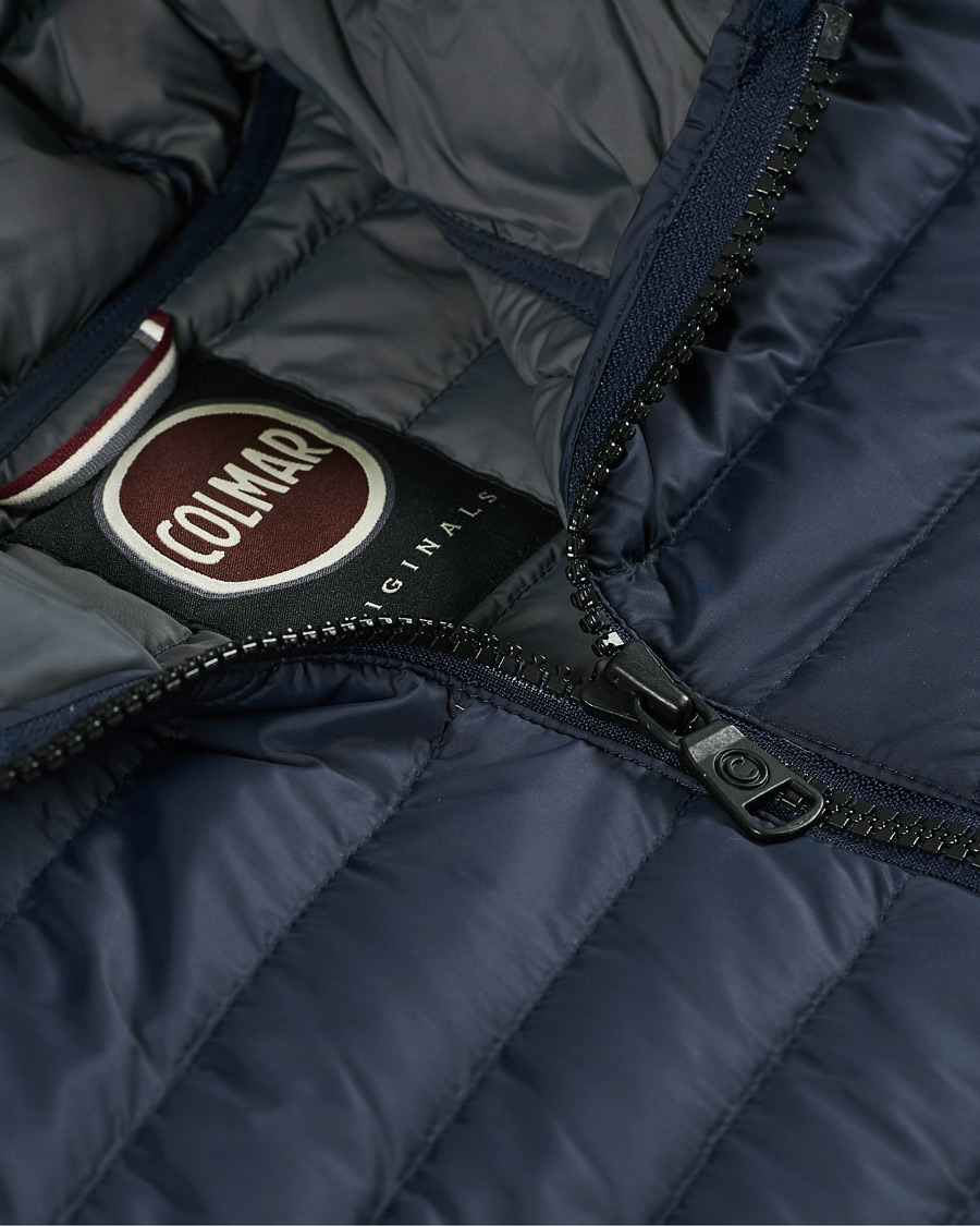 Herren | Jacken | Colmar | Repunk Lightweight Down Hooded Jacket Navy