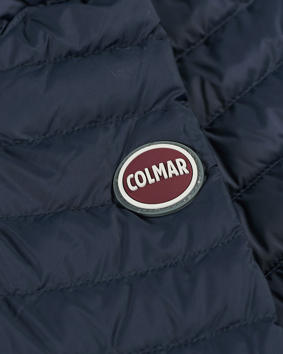 Herren | Jacken | Colmar | Repunk Lightweight Down Hooded Jacket Navy