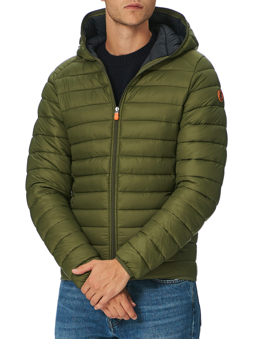 Herren | Jacken | Save The Duck | Donald Lightweight Padded Hooded Jacket Dusty Olive