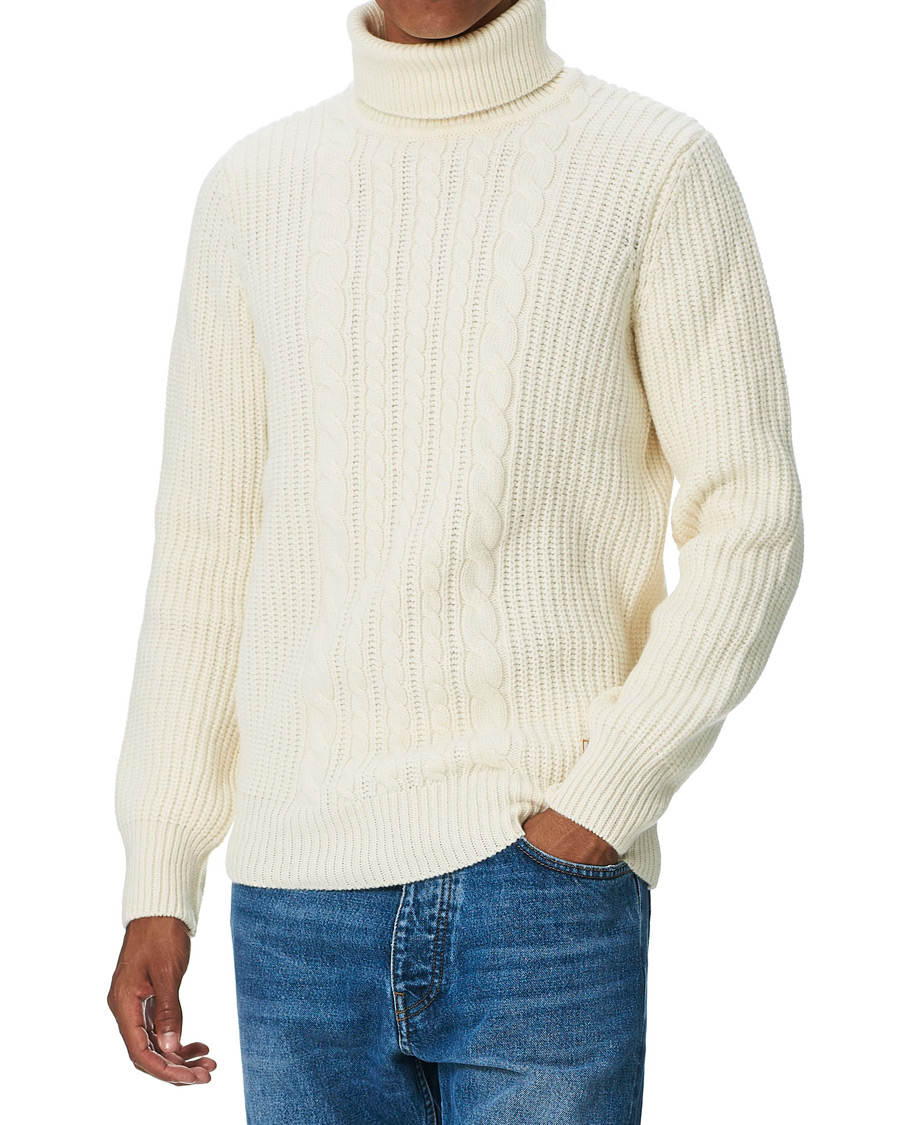 Herren | | Armor-lux | Cable Knit Turtleneck Nature