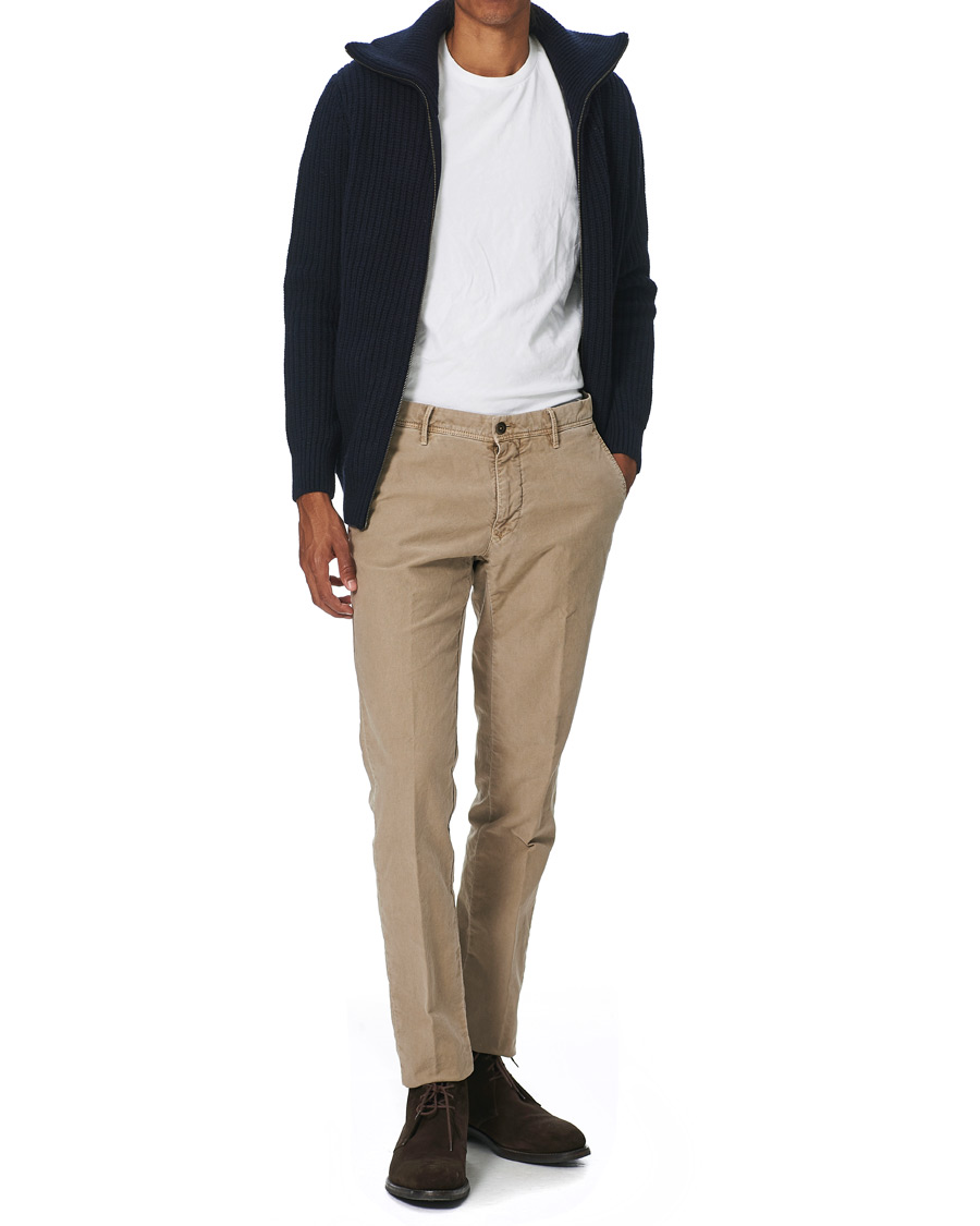 Herren | Pullover | Armor-lux | Ribbed Zip Sweater Navy