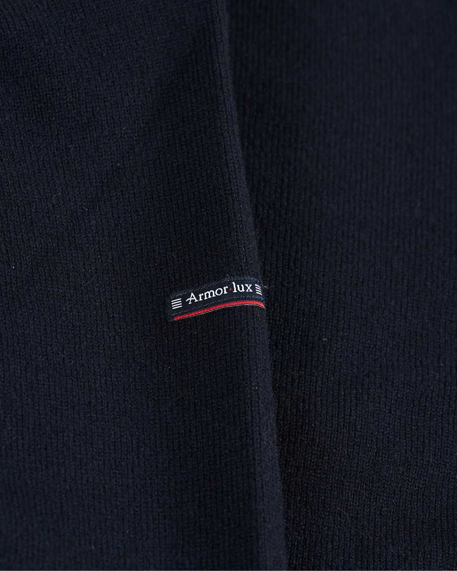 Herren | Pullover | Armor-lux | Wool Zip Cardigan Navy