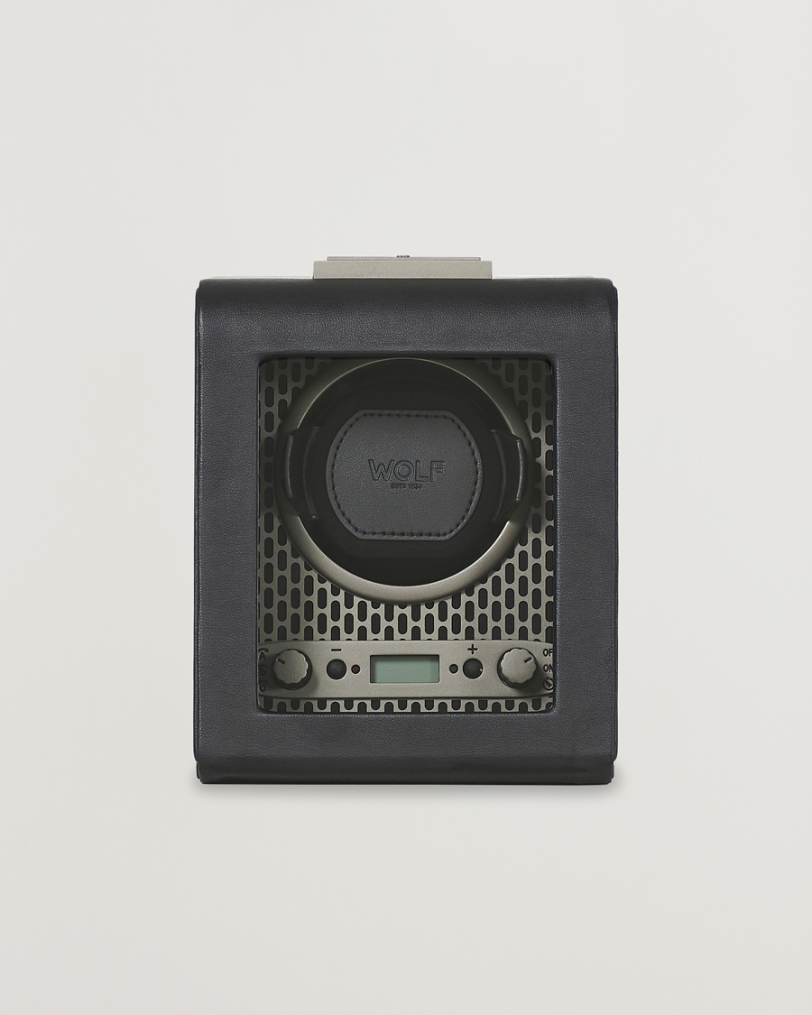 Herren | Uhren- und Schmuckkasten | WOLF | Axis Single Winder Powder Coat