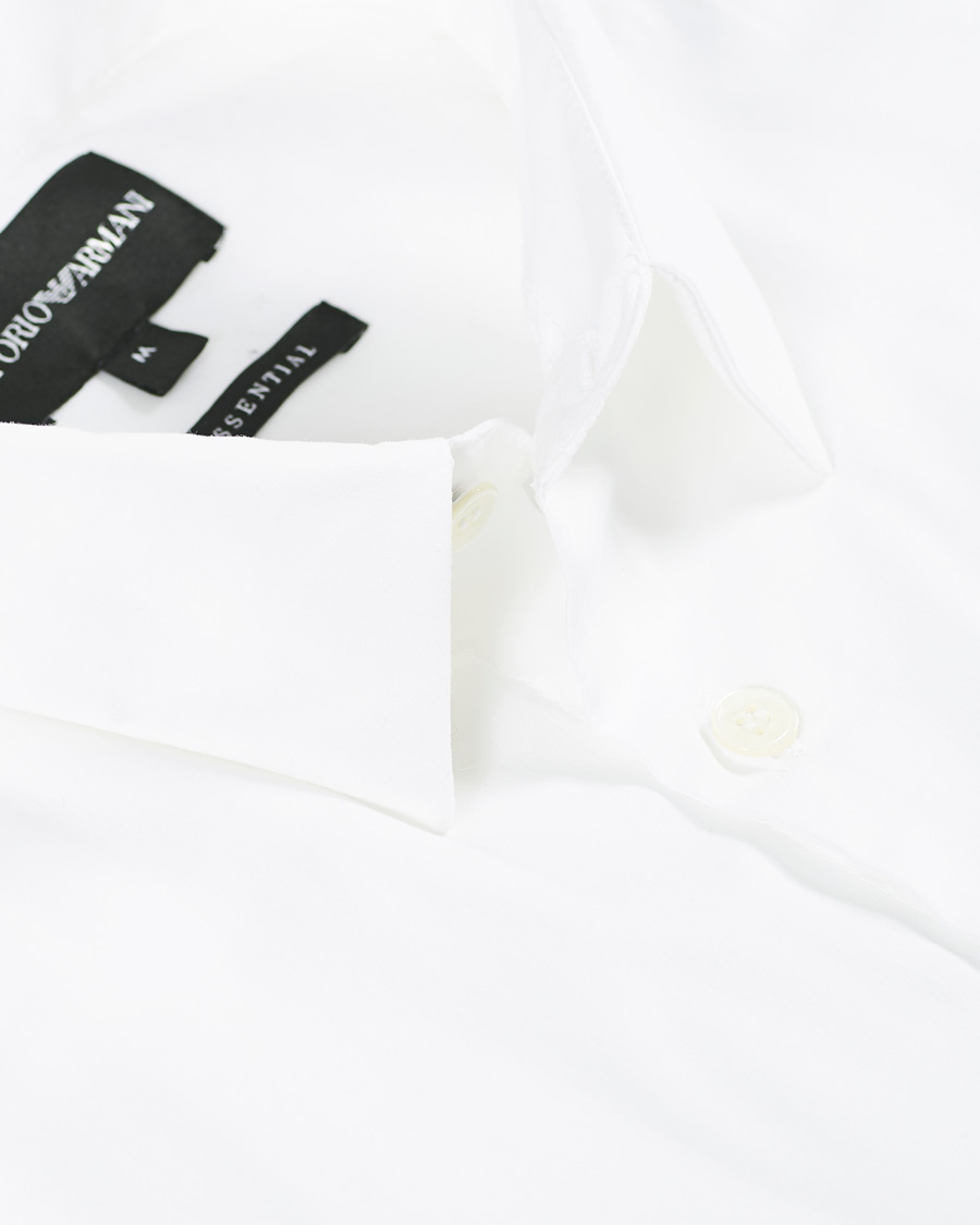 Herren | Hemden | Emporio Armani | Cotton Stretch Shirt White