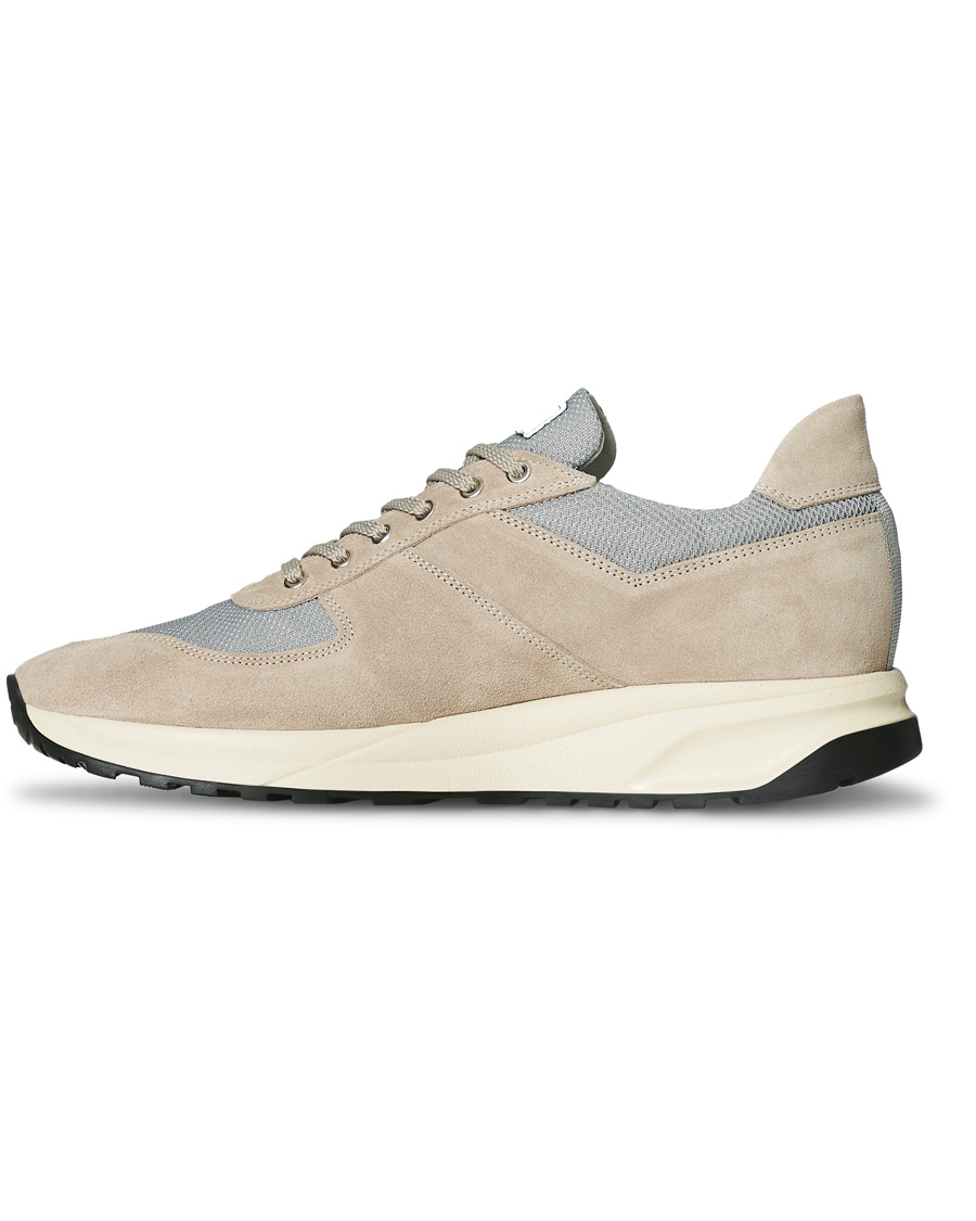 Herren | C.QP Stride Suede/Mesh Running Sneaker Stone Grey | CQP | C.QP Stride Suede/Mesh Running Sneaker Stone Grey