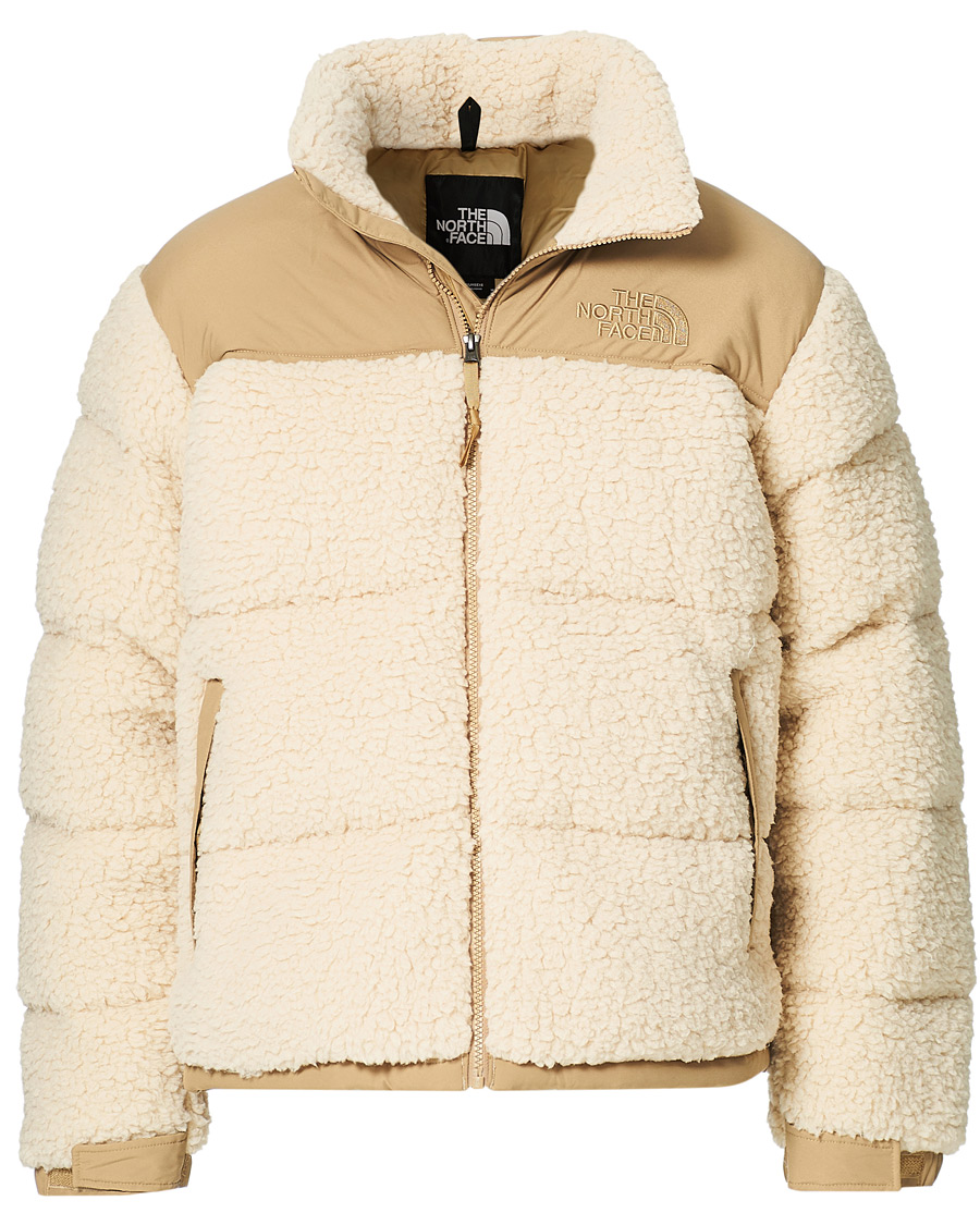 The North Face Nuptse Sherpa Jacket Tan
