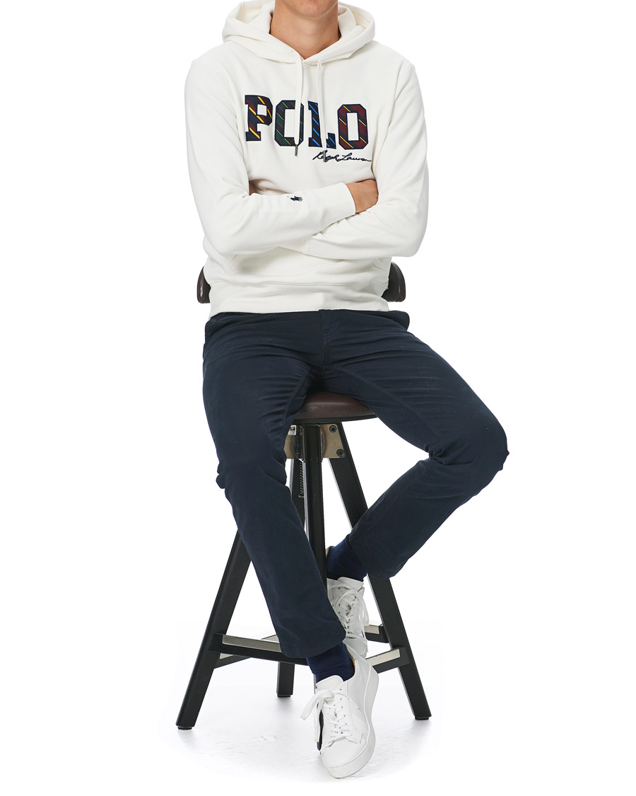 Herren | Pullover | Polo Ralph Lauren | Magic Fleece Logo Hoodie Deckwash White