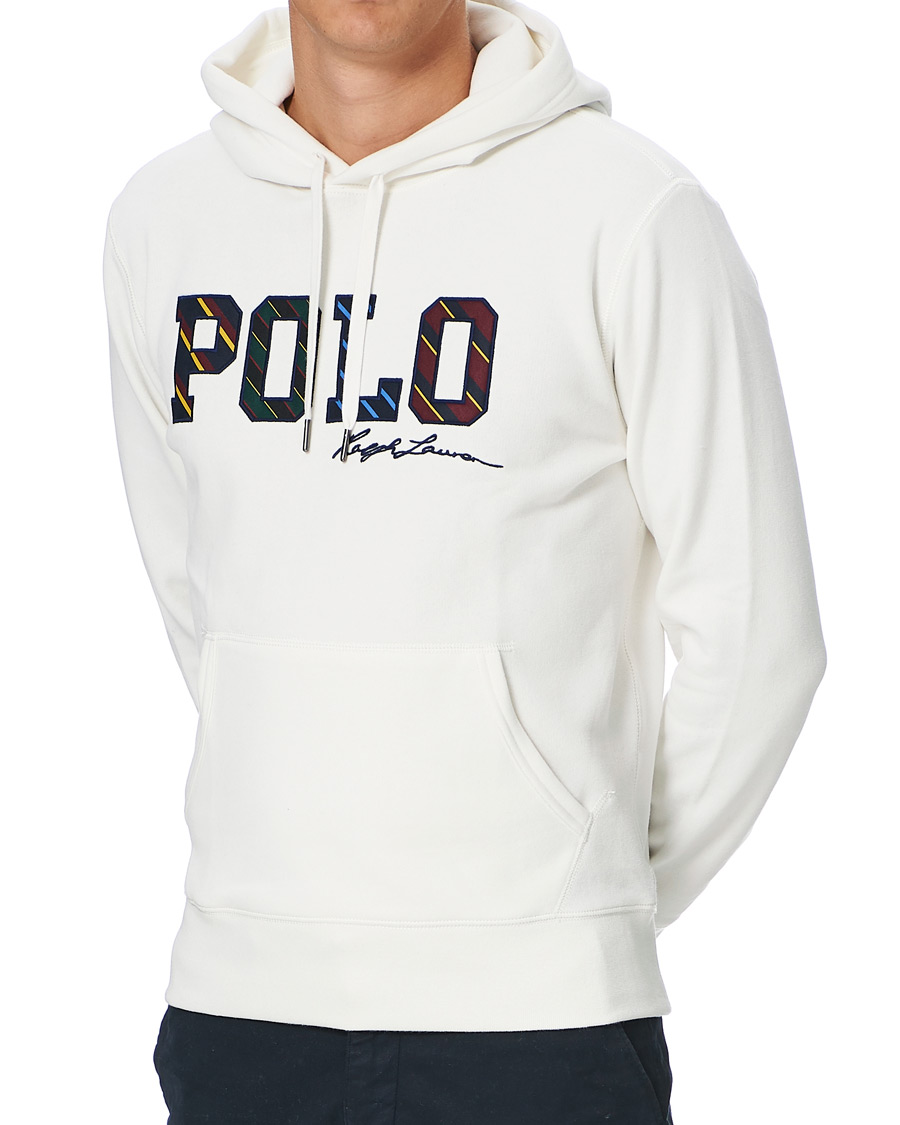 Herren | Pullover | Polo Ralph Lauren | Magic Fleece Logo Hoodie Deckwash White