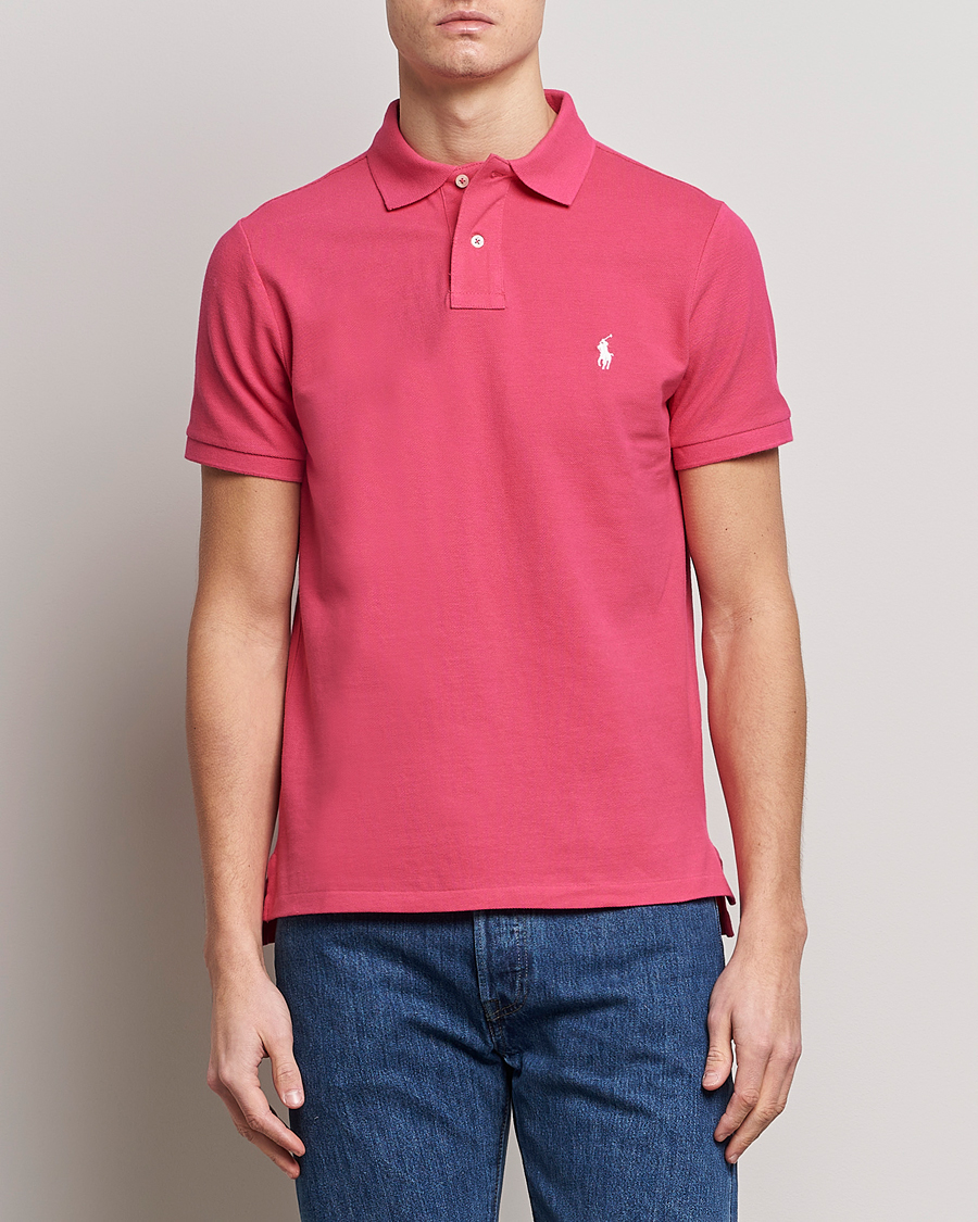 Herren |  | Polo Ralph Lauren | Custom Slim Fit Polo Hot Pink