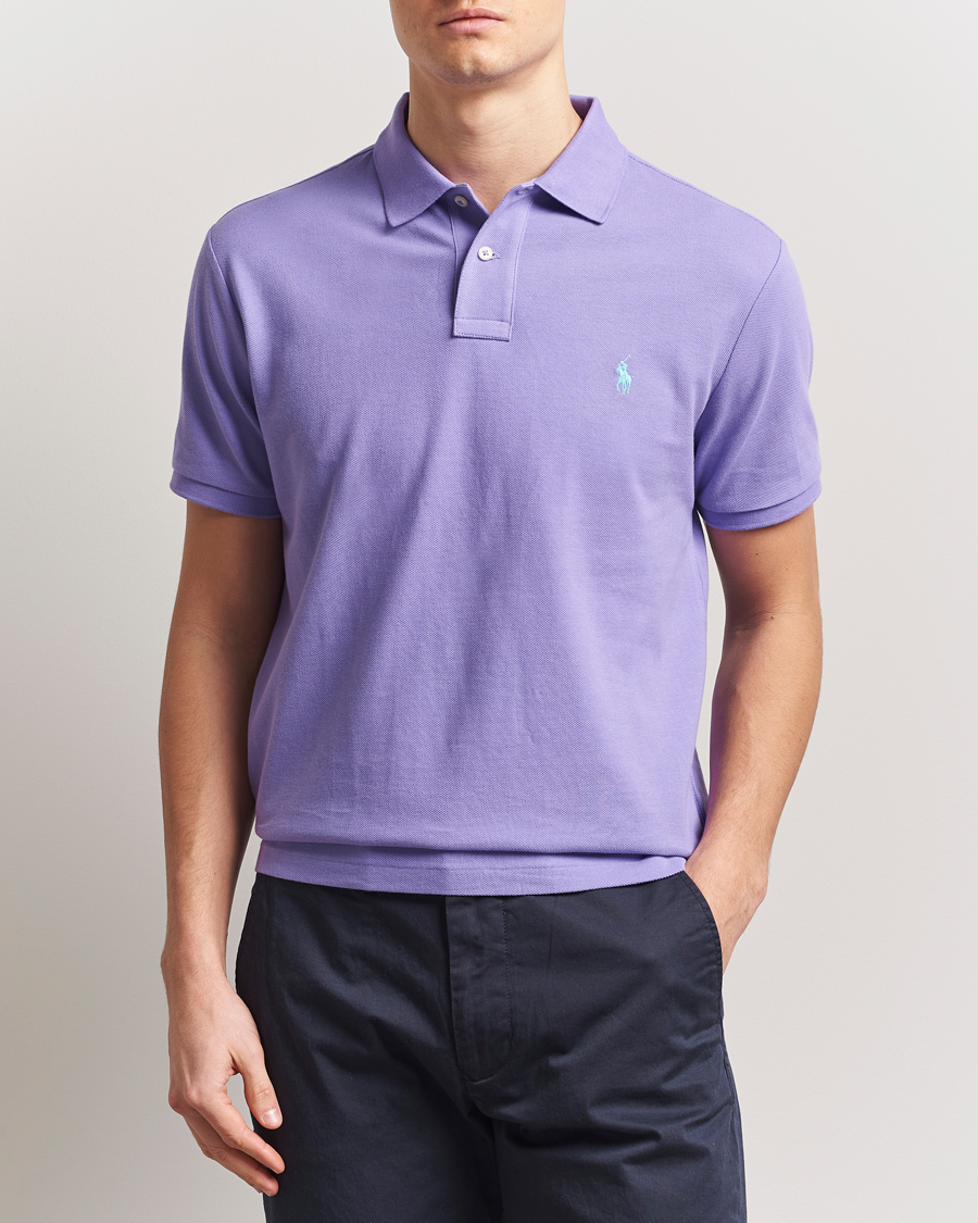 Herren | Poloshirts | Polo Ralph Lauren | Custom Slim Fit Polo Cactus Purple