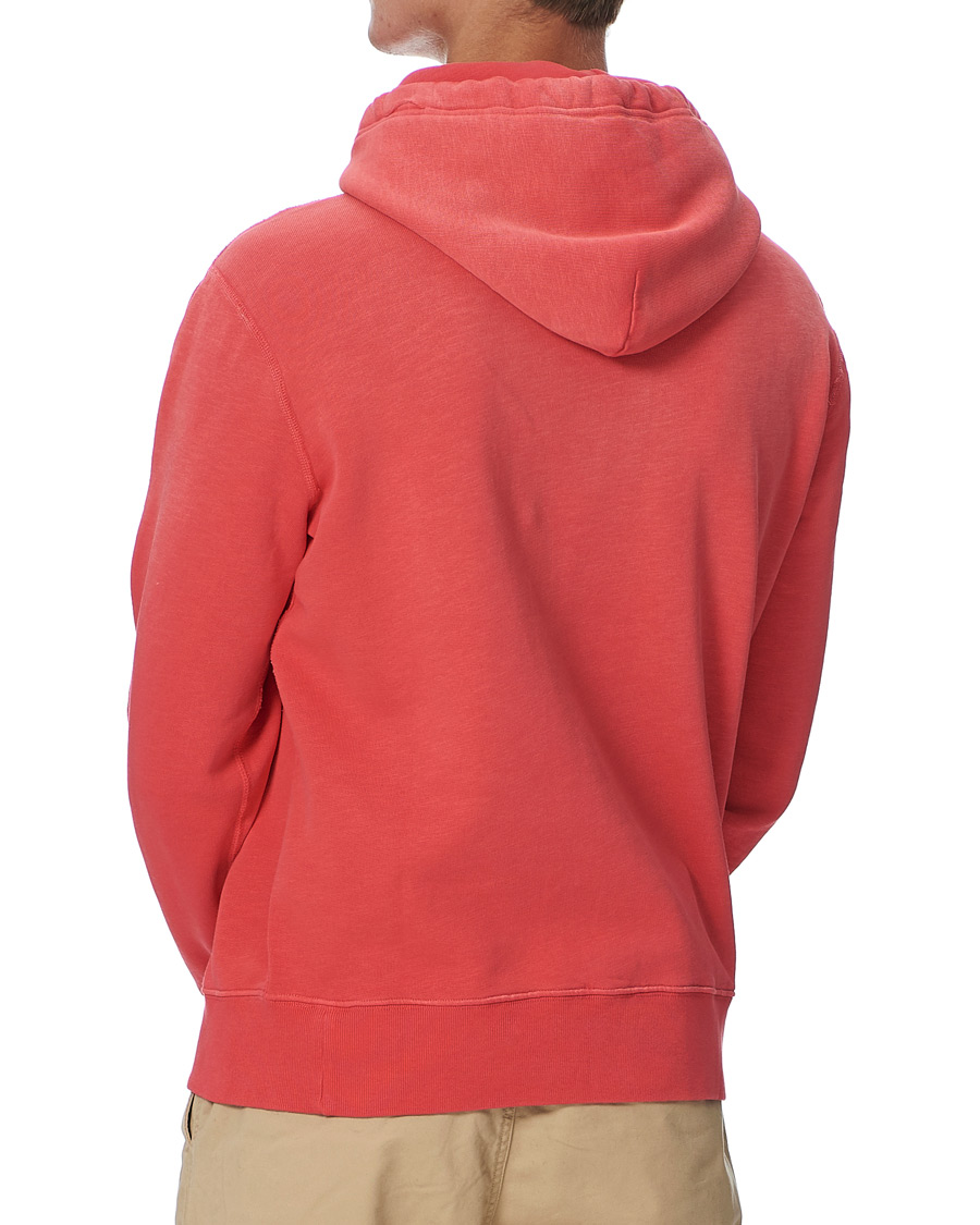 Herren | Pullover | Polo Ralph Lauren | Vintage Fleece Logo Hoodie Sunset Red