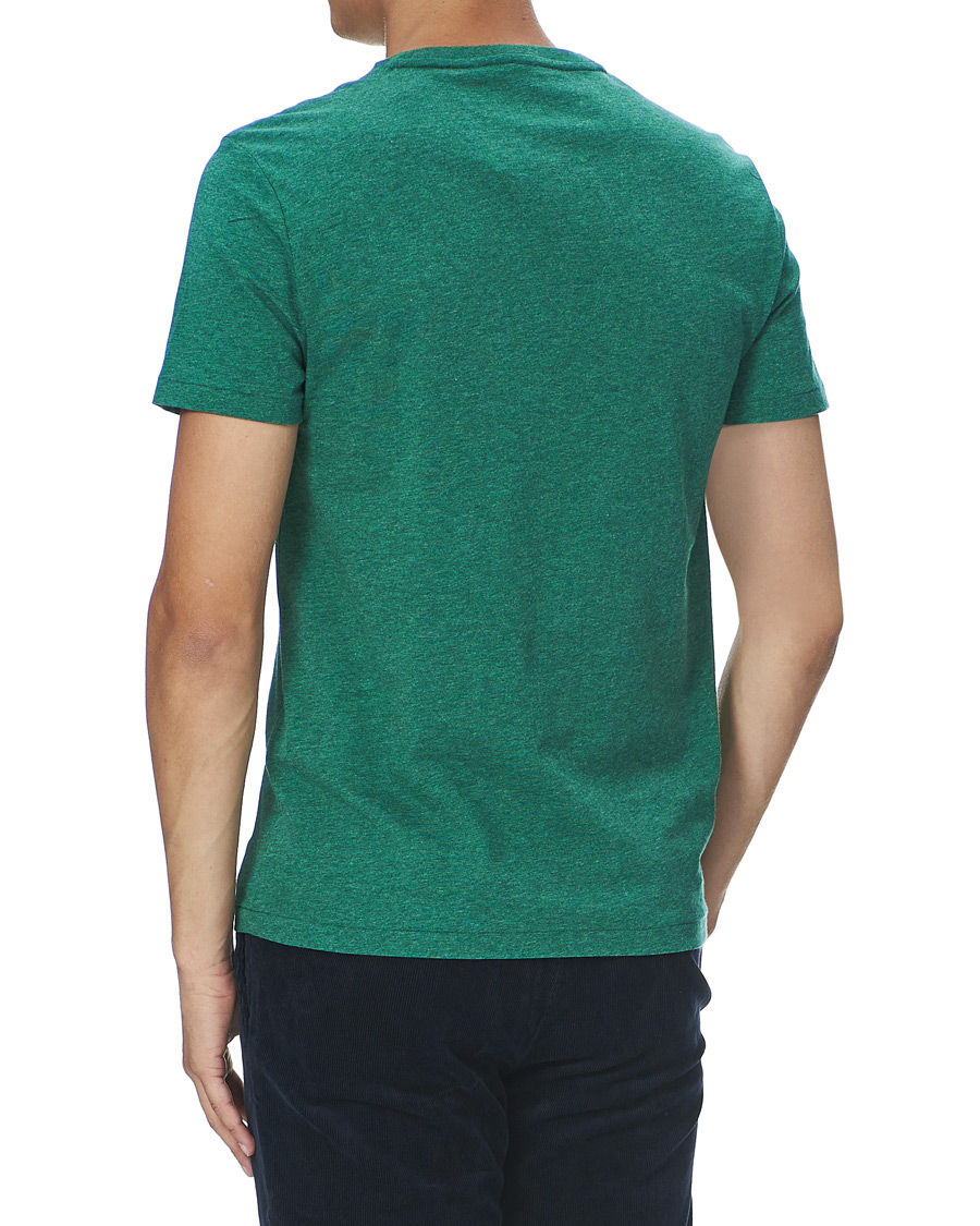Herren | T-Shirts | Polo Ralph Lauren | Custom Slim Fit Crew Neck Tee Green Heather