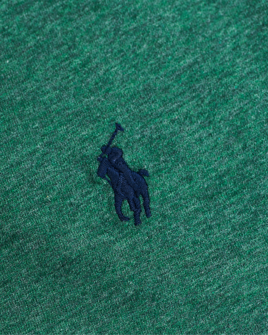 Herren | T-Shirts | Polo Ralph Lauren | Custom Slim Fit Crew Neck Tee Green Heather