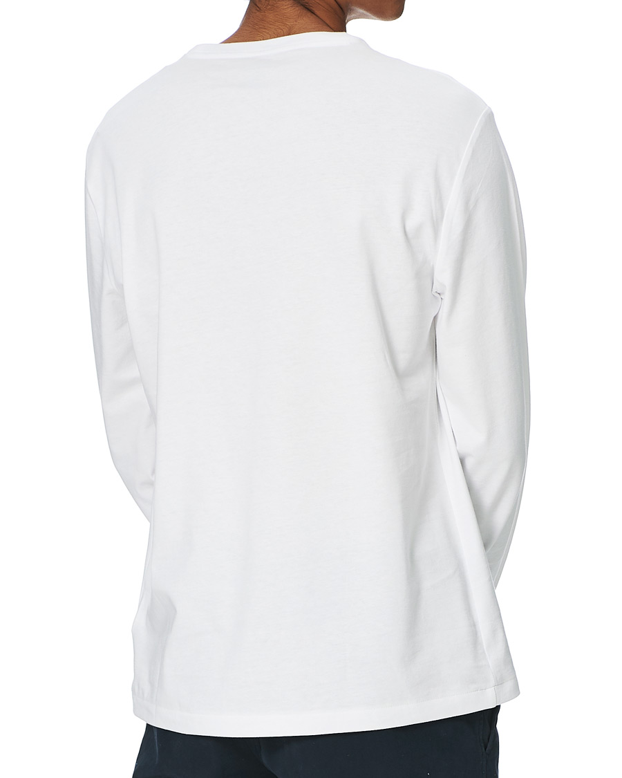 Herren | T-Shirts | Polo Ralph Lauren | Custom Slim Fit Long Sleeve Tee White
