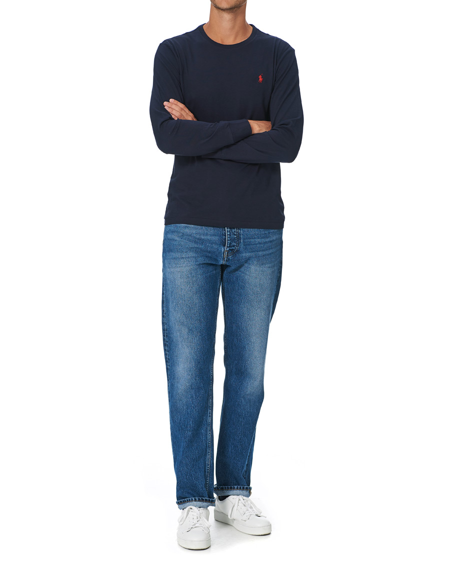 Herren | T-Shirts | Polo Ralph Lauren | Custom Slim Fit Long Sleeve Tee Ink
