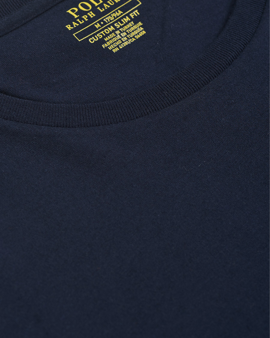 Herren | T-Shirts | Polo Ralph Lauren | Custom Slim Fit Long Sleeve Tee Ink