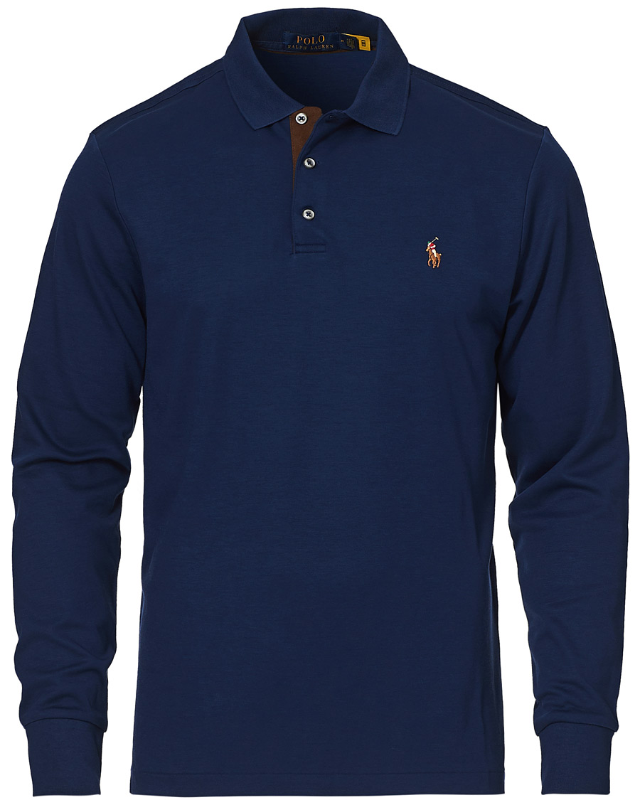 Herren | Pullover | Polo Ralph Lauren | Luxury Pima Cotton Long Sleeve Polo French Navy