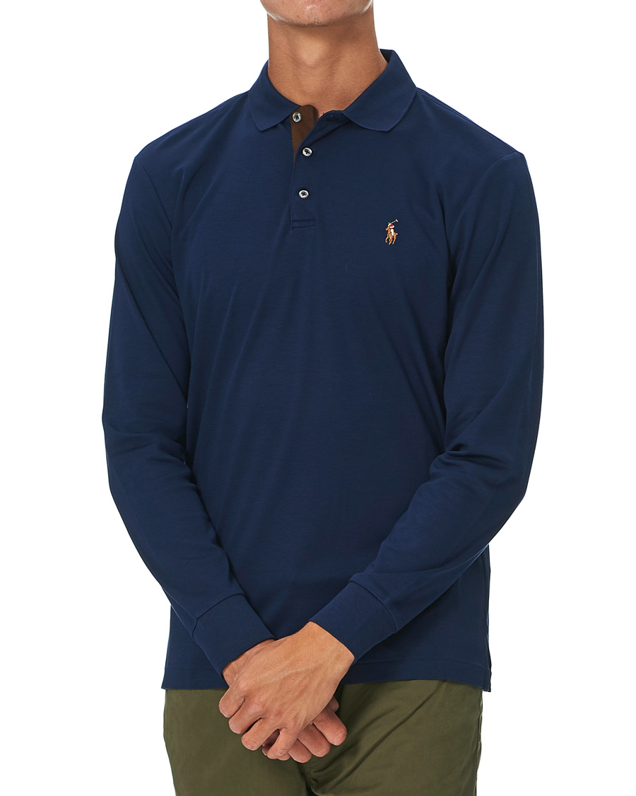 Herren | Pullover | Polo Ralph Lauren | Luxury Pima Cotton Long Sleeve Polo French Navy