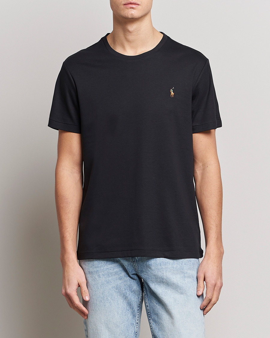 Herren |  | Polo Ralph Lauren | Luxury Pima Cotton Crew Neck T-Shirt Black