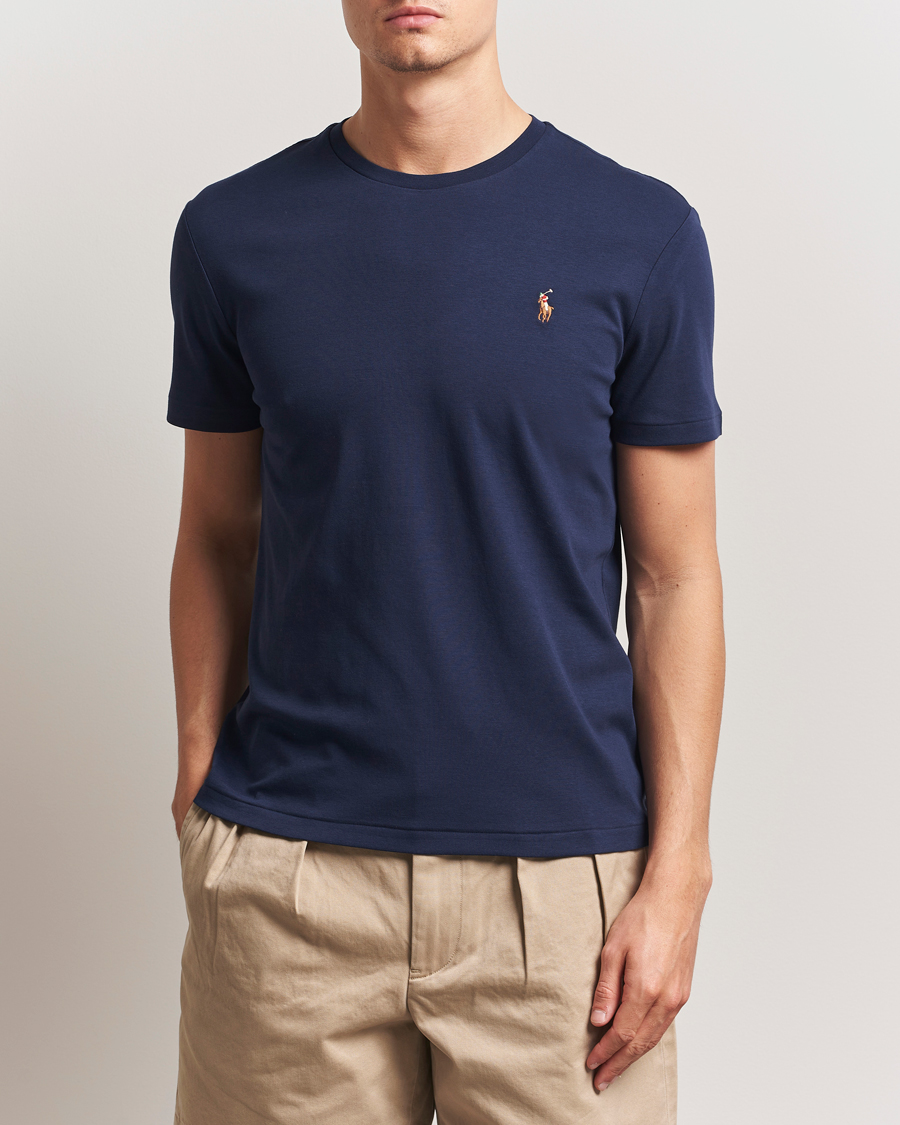 Herren |  | Polo Ralph Lauren | Luxury Pima Cotton Crew Neck T-Shirt French Navy