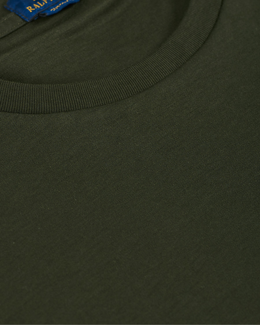 Herren | T-Shirts | Polo Ralph Lauren | Luxury Pima Cotton Crew Neck Tee Estate Olive