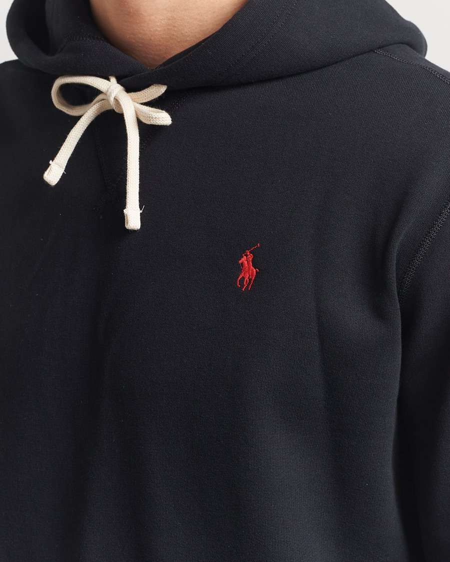 Herren | Pullover | Polo Ralph Lauren | RL Fleece Hoodie Polo Black