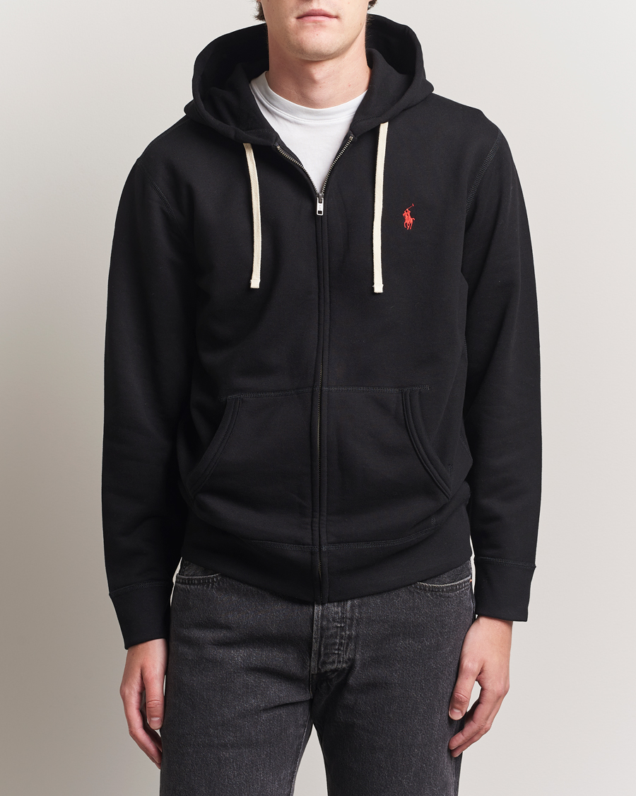 Herren | Pullover | Polo Ralph Lauren | Fleece Full Zip Hoodie Polo Black