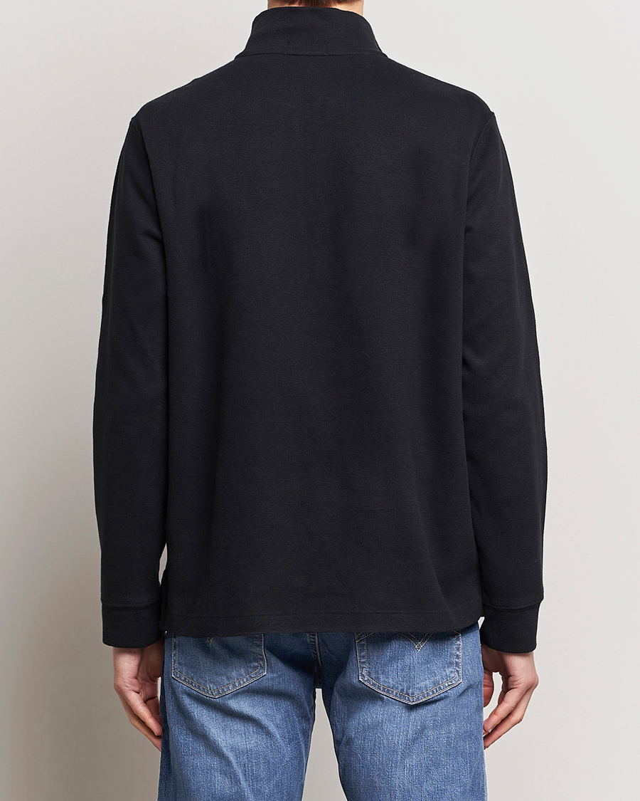 Herren | Pullover | Polo Ralph Lauren | Double Knit Jaquard Half Zip Sweater Black