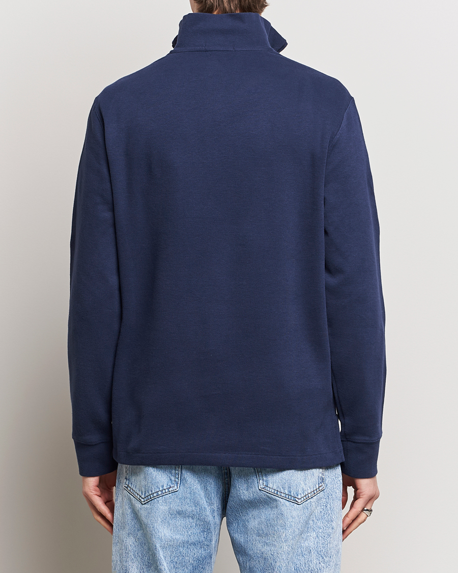 Herren | Pullover | Polo Ralph Lauren | Double Knit Jaquard Half Zip Sweater Cruise Navy