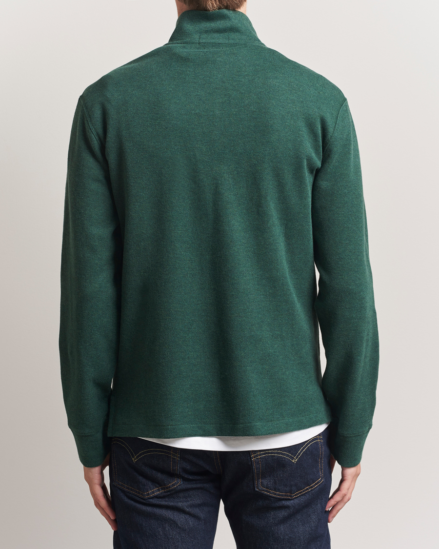 Herren | Pullover | Polo Ralph Lauren | Double Knit Jaquard Half Zip Sweater Pine Heather
