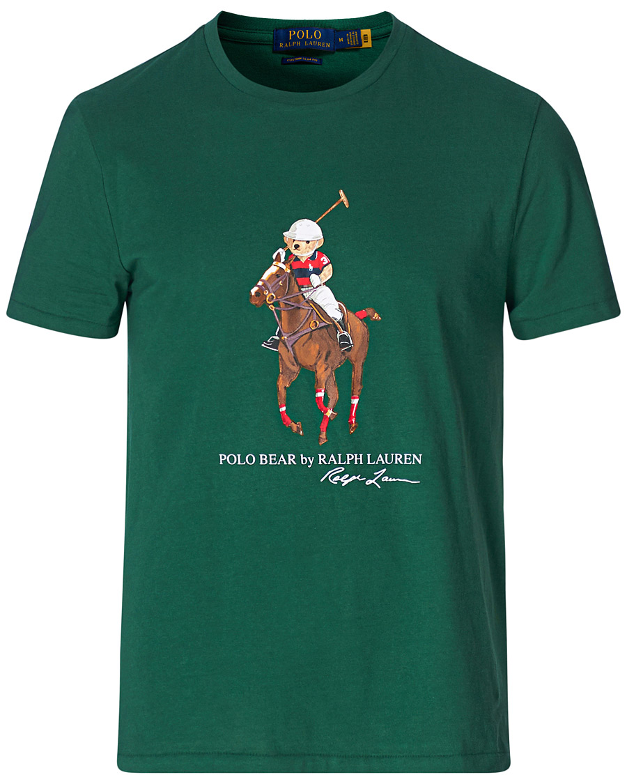 Herren | T-Shirts | Polo Ralph Lauren | Bear Pony Crew Neck Tee Verano Green