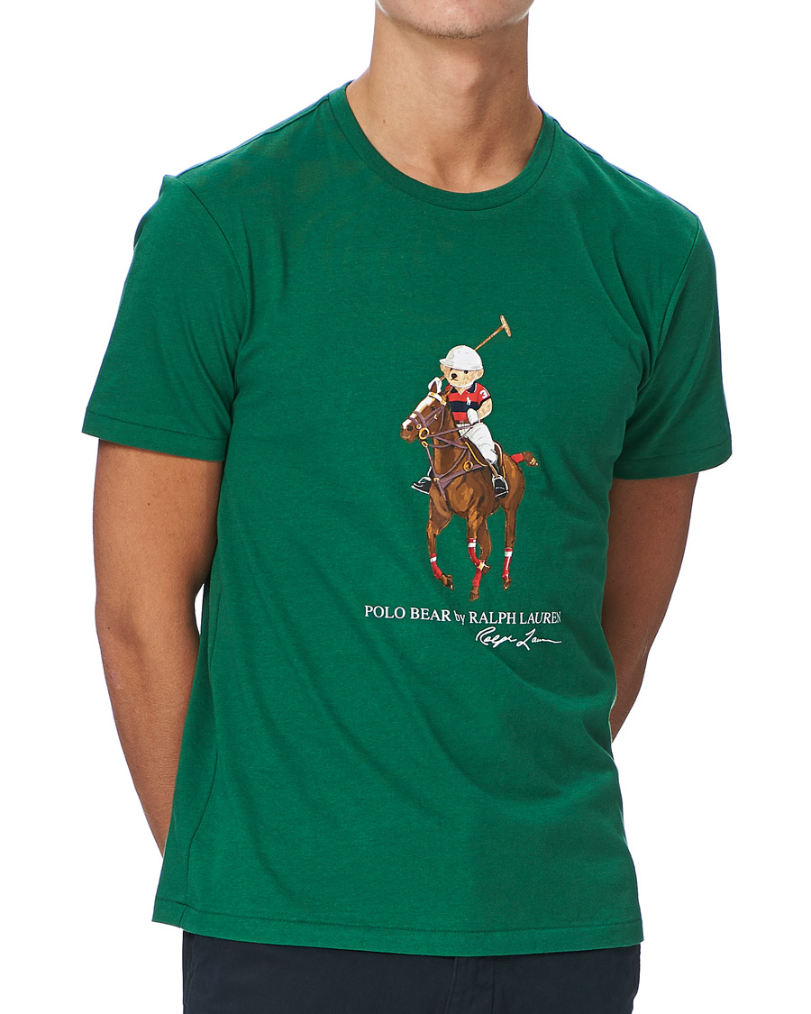 Herren | T-Shirts | Polo Ralph Lauren | Bear Pony Crew Neck Tee Verano Green