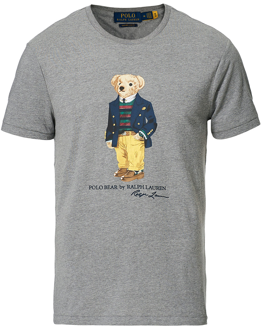Herren | T-Shirts | Polo Ralph Lauren | Bear Crew Neck Tee Grey Heather
