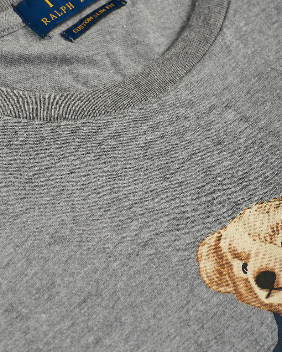 Herren | T-Shirts | Polo Ralph Lauren | Bear Crew Neck Tee Grey Heather