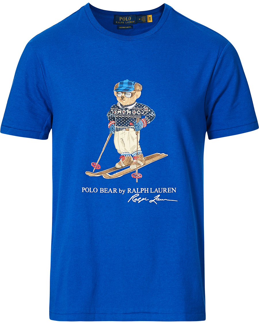 Herren | T-Shirts | Polo Ralph Lauren | Skiing Bear Crew Neck Tee Sapphire Star