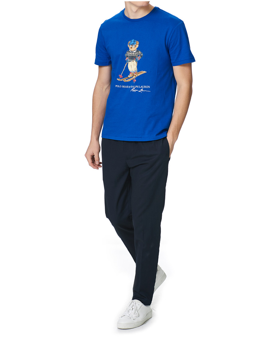 Herren | T-Shirts | Polo Ralph Lauren | Skiing Bear Crew Neck Tee Sapphire Star