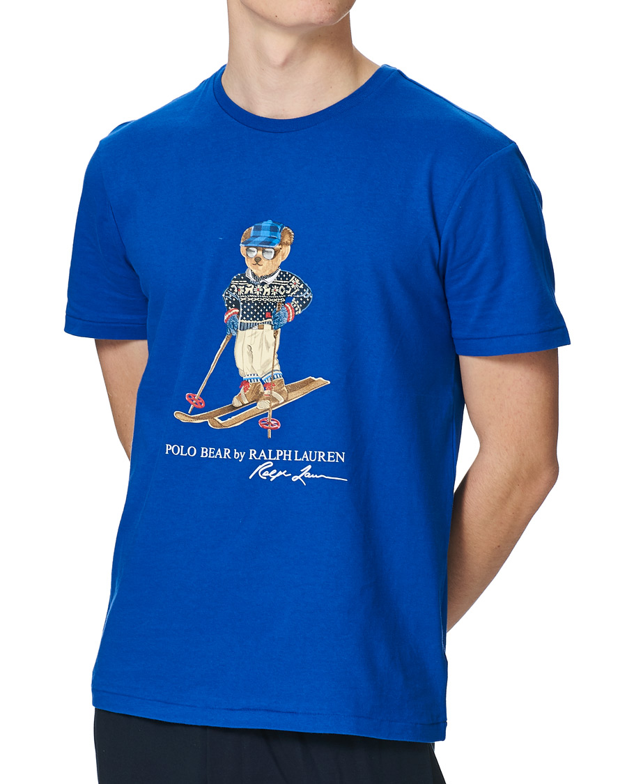 Herren | T-Shirts | Polo Ralph Lauren | Skiing Bear Crew Neck Tee Sapphire Star