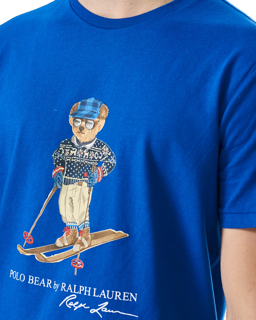Herren | T-Shirts | Polo Ralph Lauren | Skiing Bear Crew Neck Tee Sapphire Star