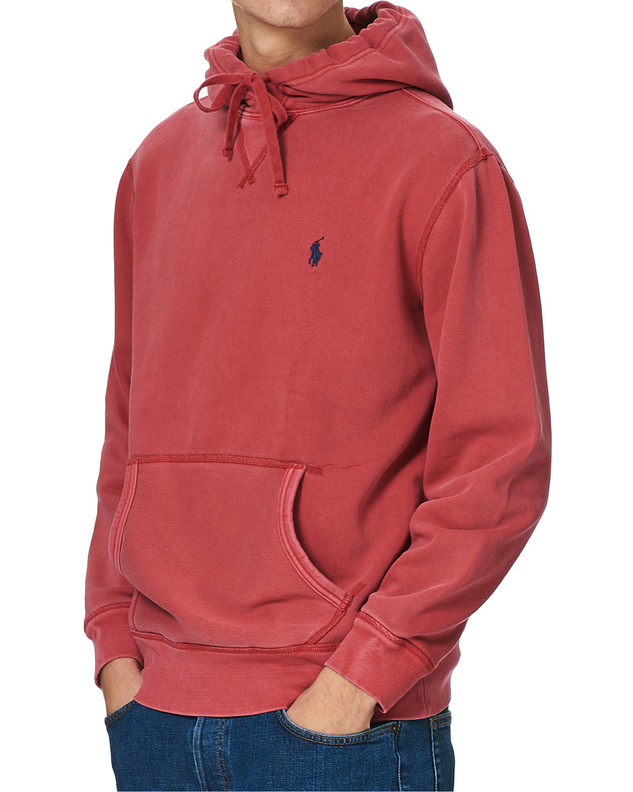 Herren | Pullover | Polo Ralph Lauren | Garment Dyed Hoodie Northwest Deep Red