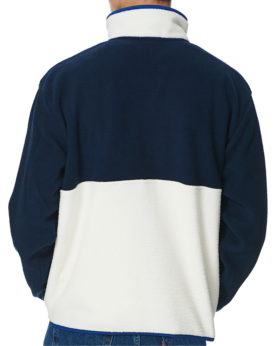 Herren | Pullover | Polo Ralph Lauren | Vintage Poly Fleece Half Zip Sweater Navy/White