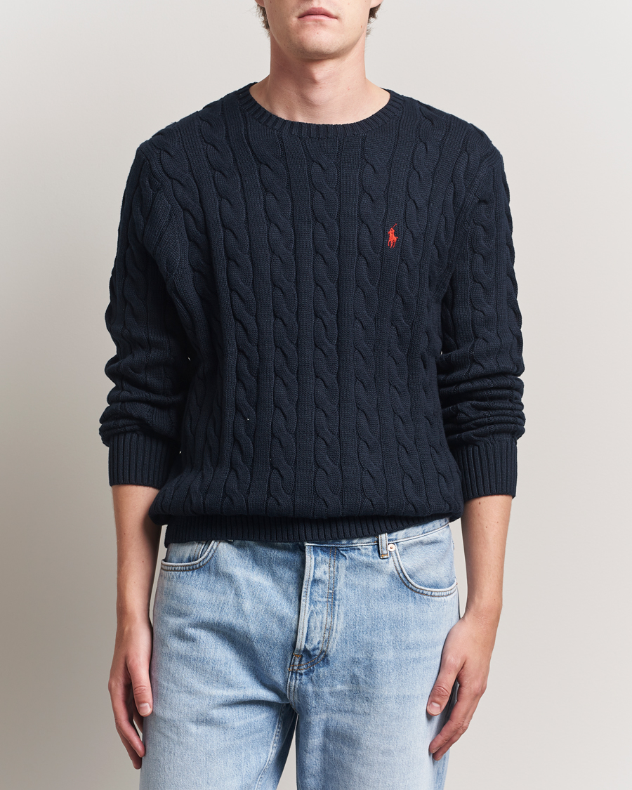 Herren | Pullover | Polo Ralph Lauren | Cotton Cable Pullover Hunter Navy