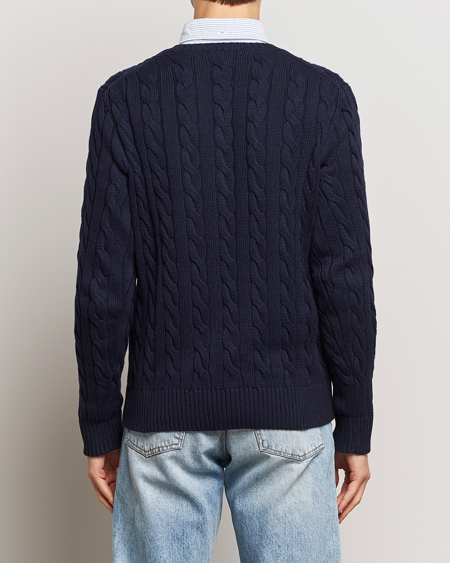 Herren | Pullover | Polo Ralph Lauren | Cotton Cable Pullover Hunter Navy
