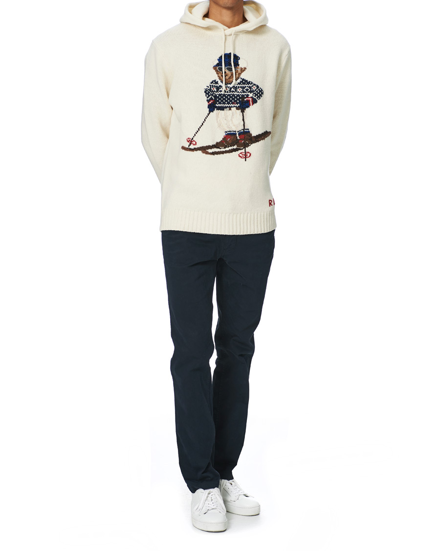 Herren | Pullover | Polo Ralph Lauren | Ski Bear Knitted Hoodie Cream