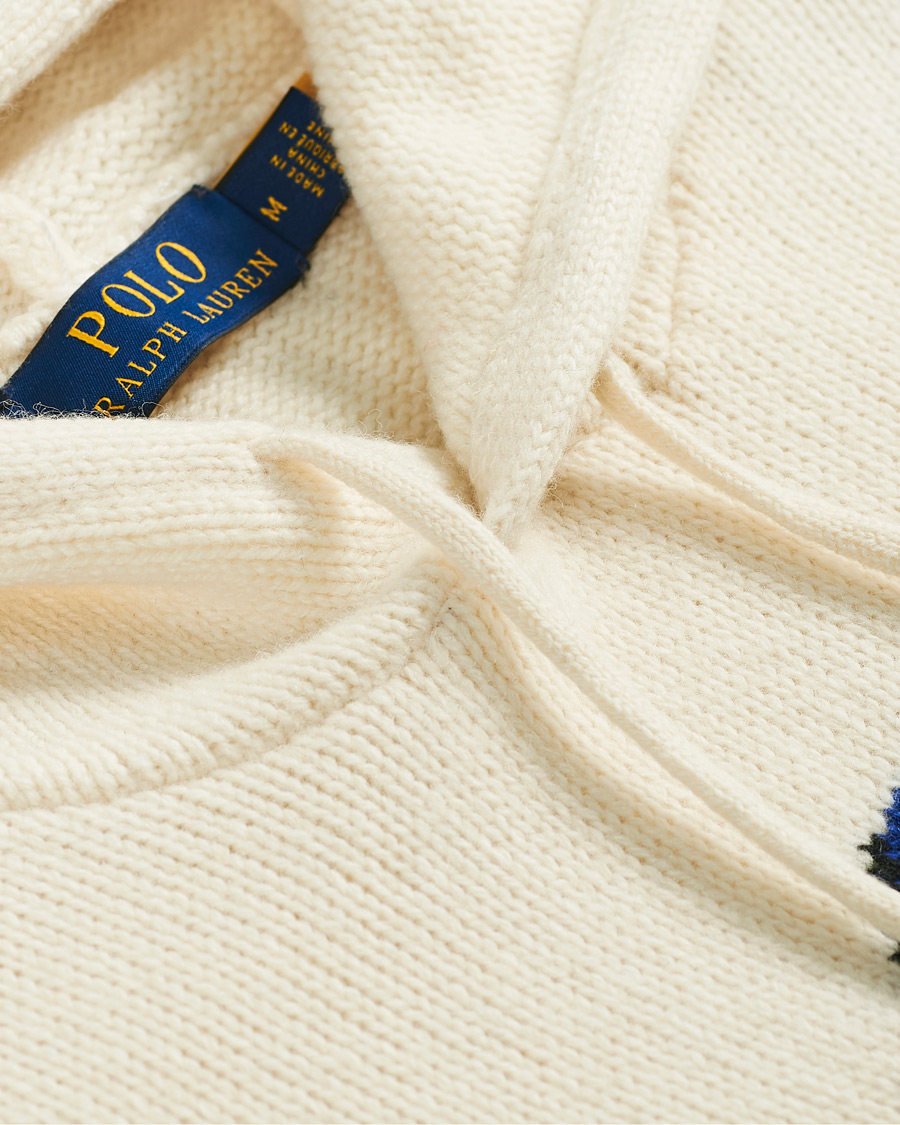Herren | Pullover | Polo Ralph Lauren | Ski Bear Knitted Hoodie Cream